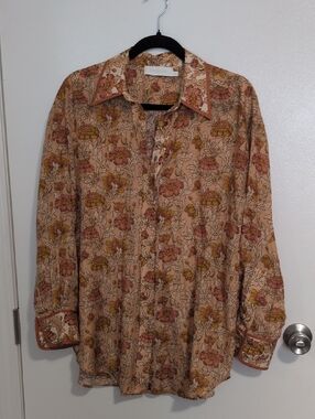 Zimmermann Andie Relaxed Silk Top